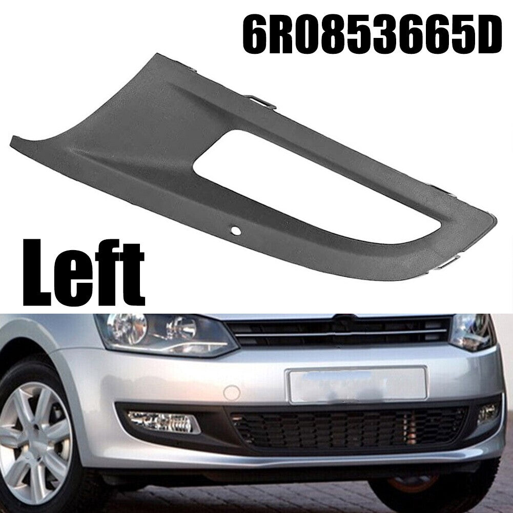 Car Front Left Bumper Fog Light Surround Lower Grille Trim For 6R1 6R0853665D v