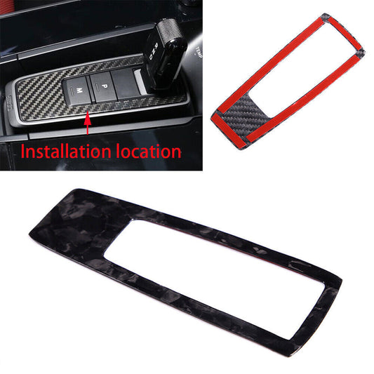for Porsche 911 2019-22 Forged Carbon Fiber Central Console Gear Shift Cover 1x