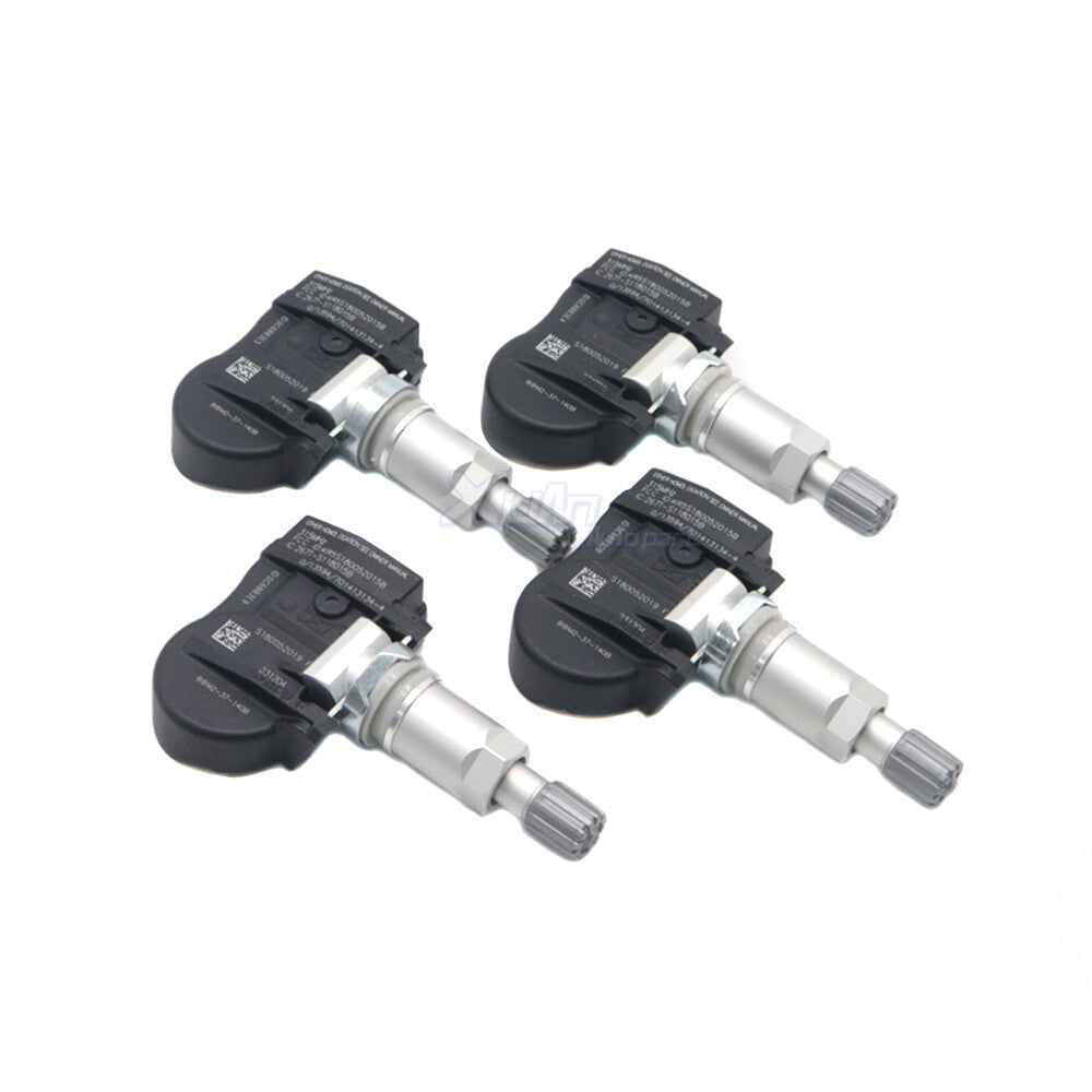 BBM2-37-140B New TPMS Tire Pressure Sensor Package (4 Pieces) for Mazda 2, 3, 5, 6, MX, CX v