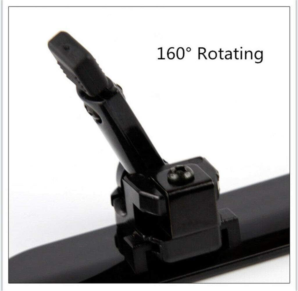 2pcs Windshield Wiper Blade Spoiler Parts for Car Windscreen Wipers Stand Black n