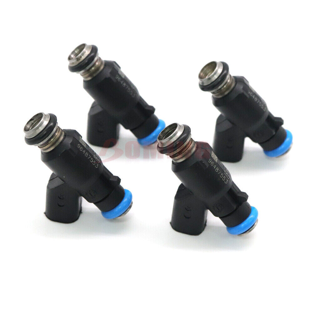 4X for Chevrolet Aveo Aveo5 06-08 for Pontiac Wave Wave5 1.6L 96487553 Fuel Injector
