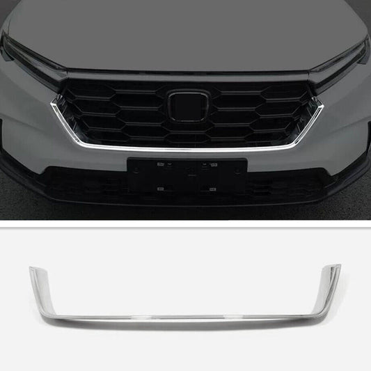 for Honda CR-V 2023-2024 Front Bumper U Shape Grille Chrome Grill Strips trim