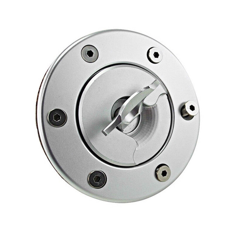 CNC aircraft fuel cell fuel cell cover flushing and installation with 6 holes, ID: 35.5 mm anodized blank