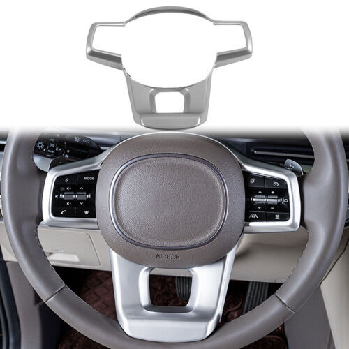 for Kia Carnival 2022-23 Matte Interior Steering Wheel Button Switch Frame Trim
