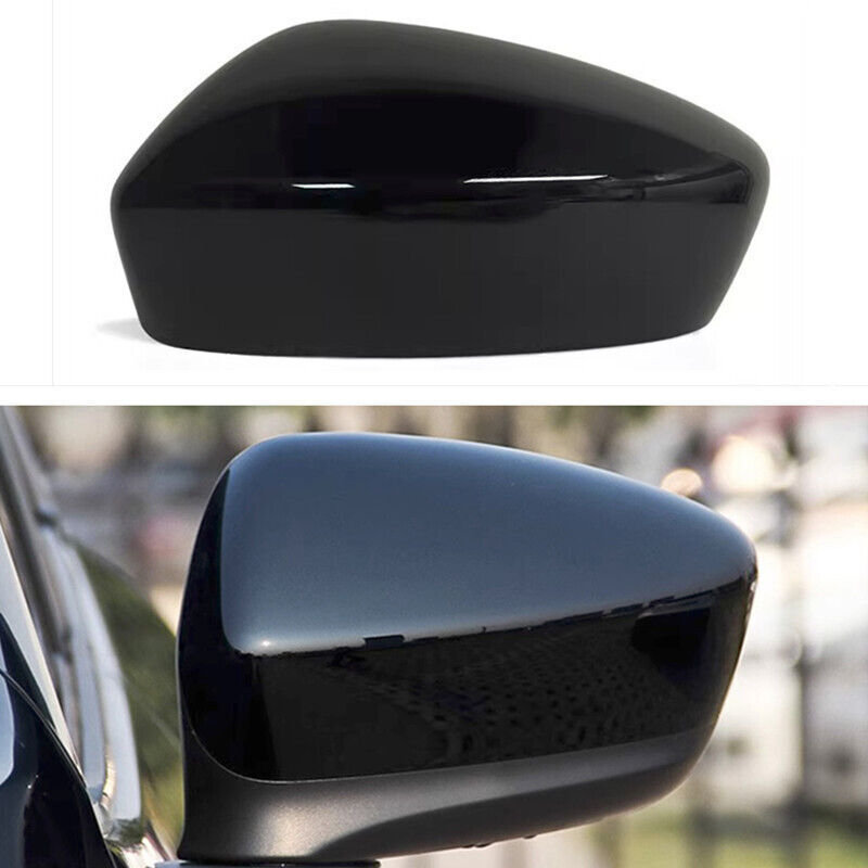 Left Black Rear View Side Mirror Cover Shell Cap for Mazda CX5/CX-5 2013-2014