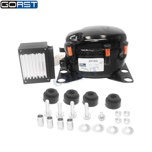 ZH15G DC Car Refrigeration Air Compressor Fridge Freezer Marine 12V 24V R134a Q