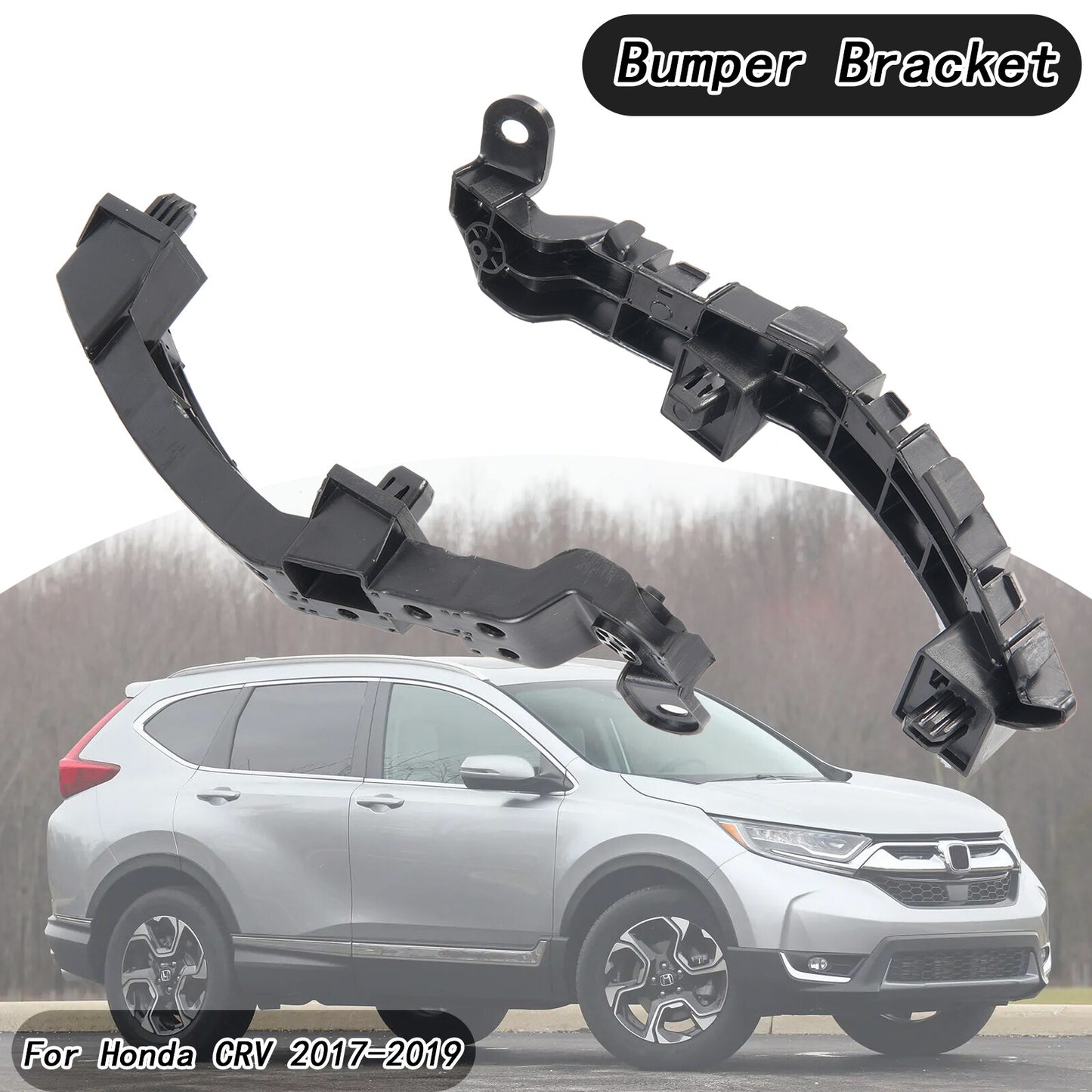 2pcs Car Front Left Right Bumper Bracket 71198TLAA01 71193TLAA01 for Honda CRV