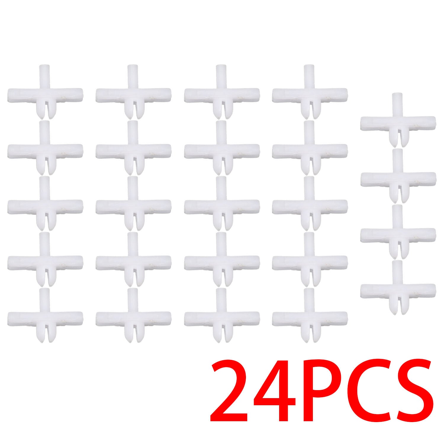 24 Trim Protective Clip White for 1985-1993 for VW Cabriolet 1.8L 1781CC 155853585