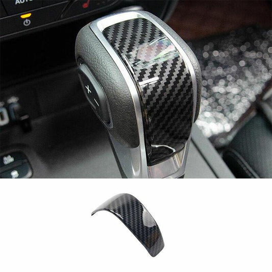 for Ford Ranger 2019-2022 Steel Carbon Fiber Gear Shift Knob Shifter Lever Trim