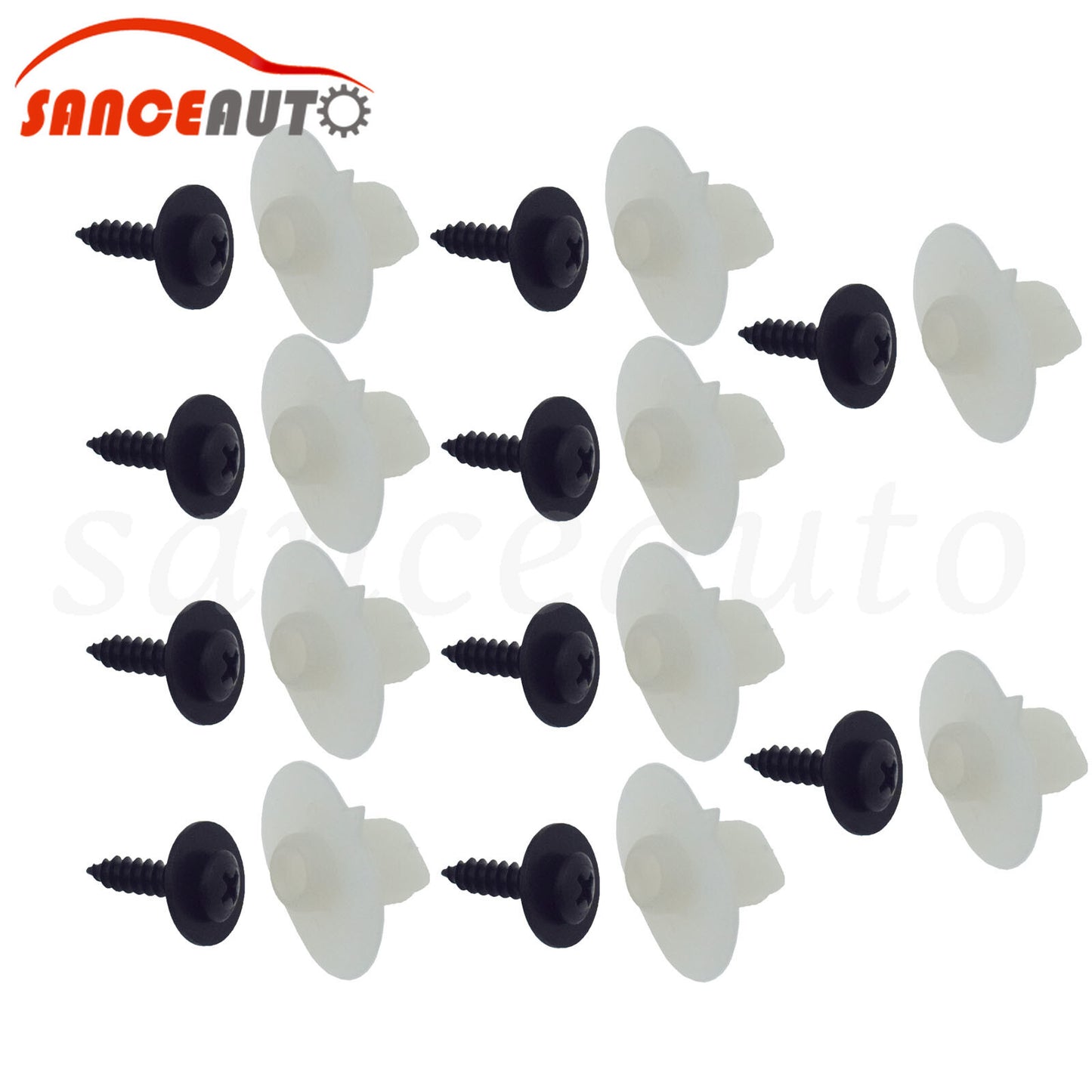 Bumper side mounting head bolts and grommets clip bracket kit for Honda for Acura n