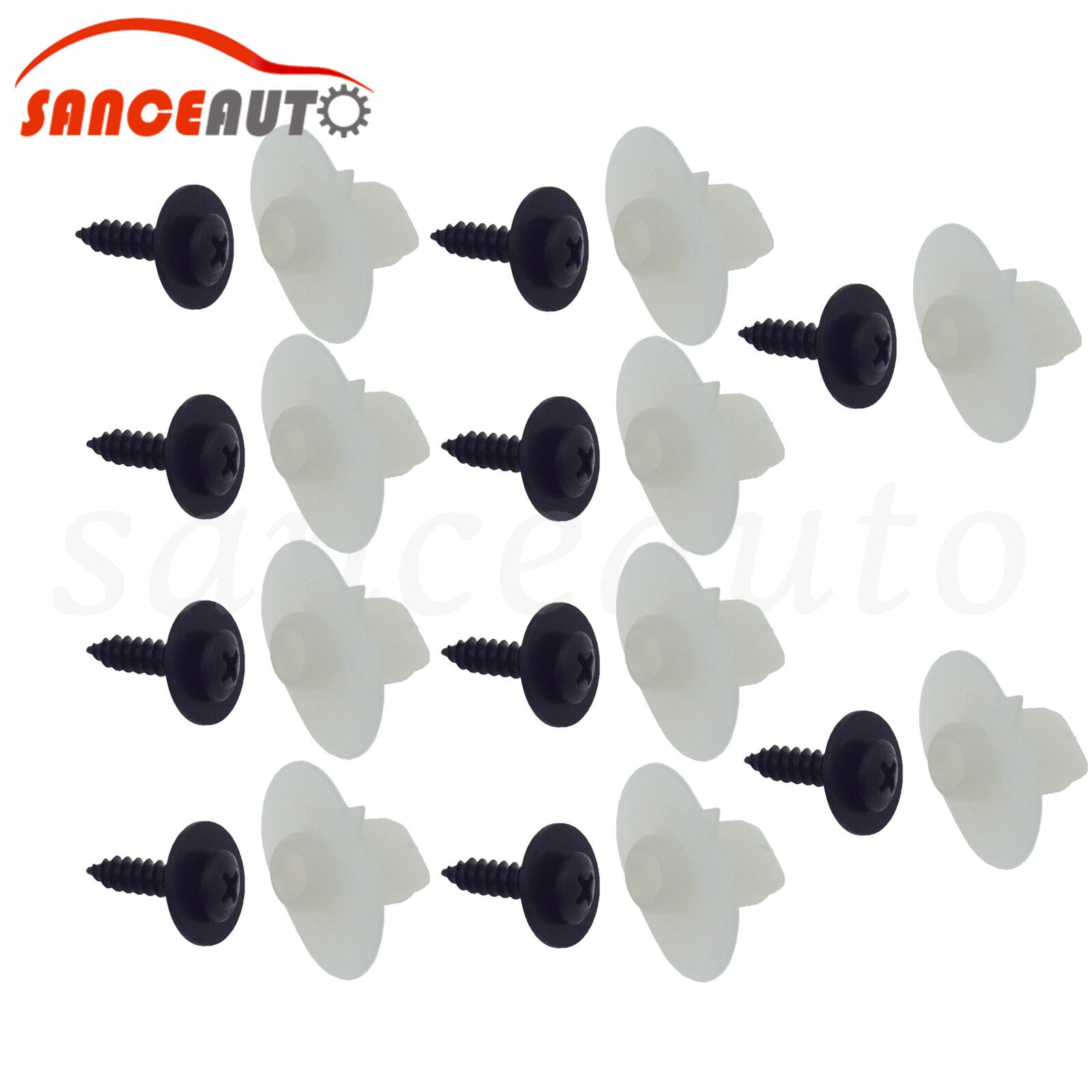 Bumper side mounting head bolts and grommets clip bracket kit for Honda for Acura n