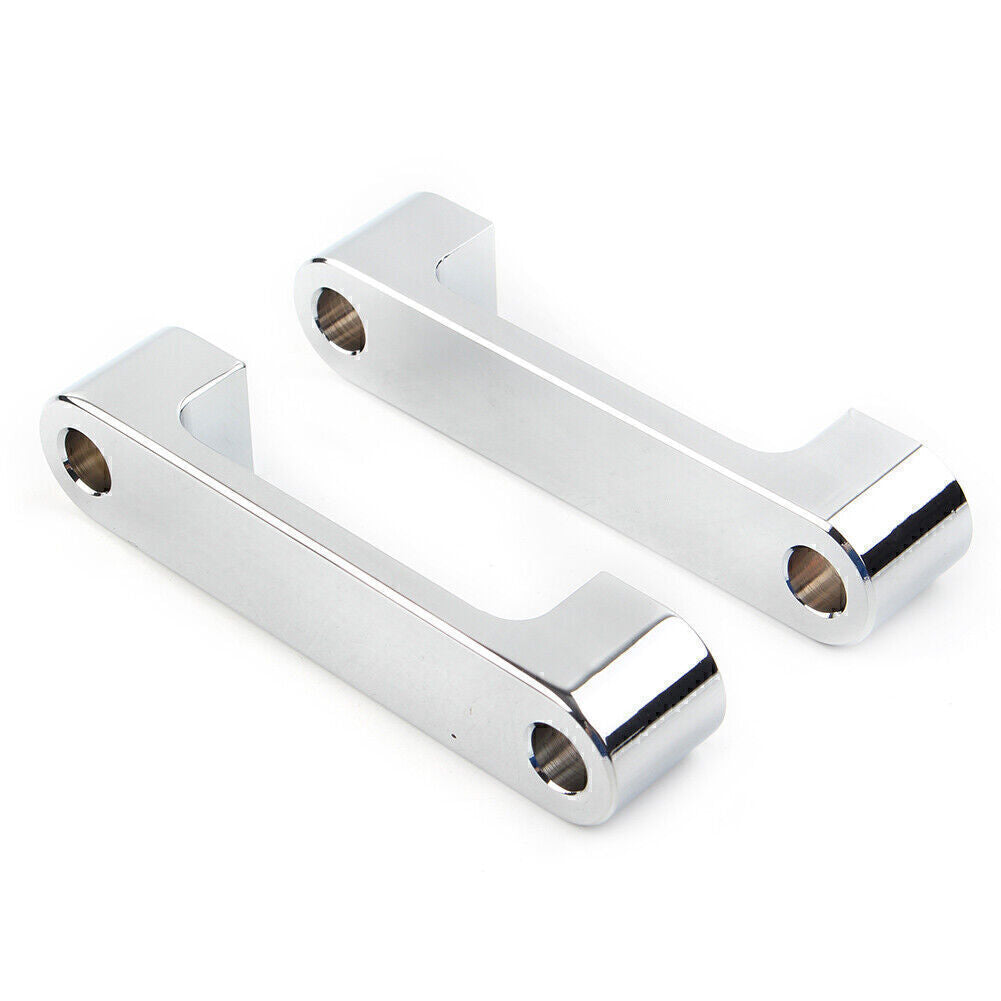 Silver Wrap Front Fender Brackets Spacers 30 Inch Fit for Harley Touring 1996-2013 Q