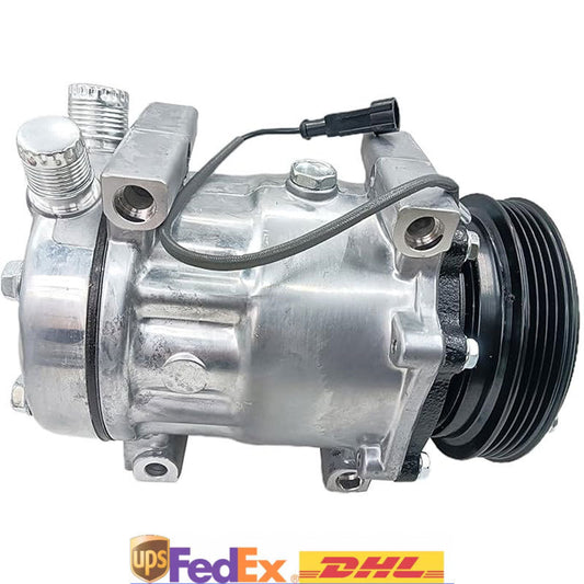SD7H15 A/C Compressor 84290377 For Holland T4.55 T5.95 T4.85 T4.105 T5.105