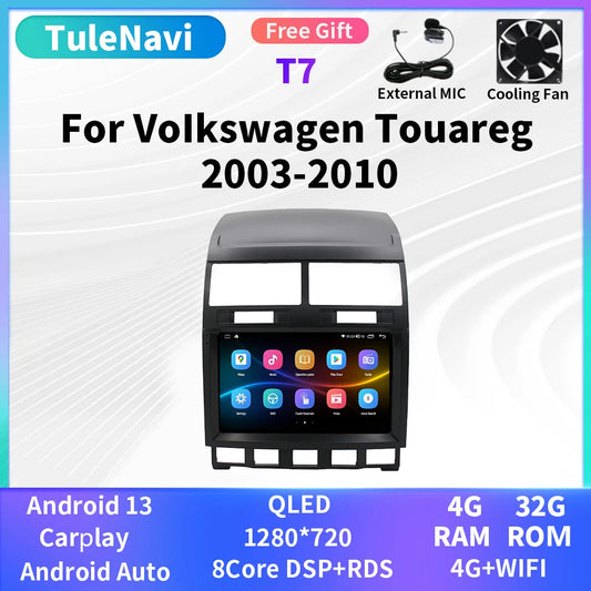Android CarPlay Car Radio for Volkswagen Touareg 2003-2010 GPS Player Screen DSP