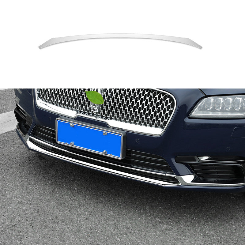 Chromed Steel Front Bumper Bottom Protector Trim for Lincoln 19-21 B n