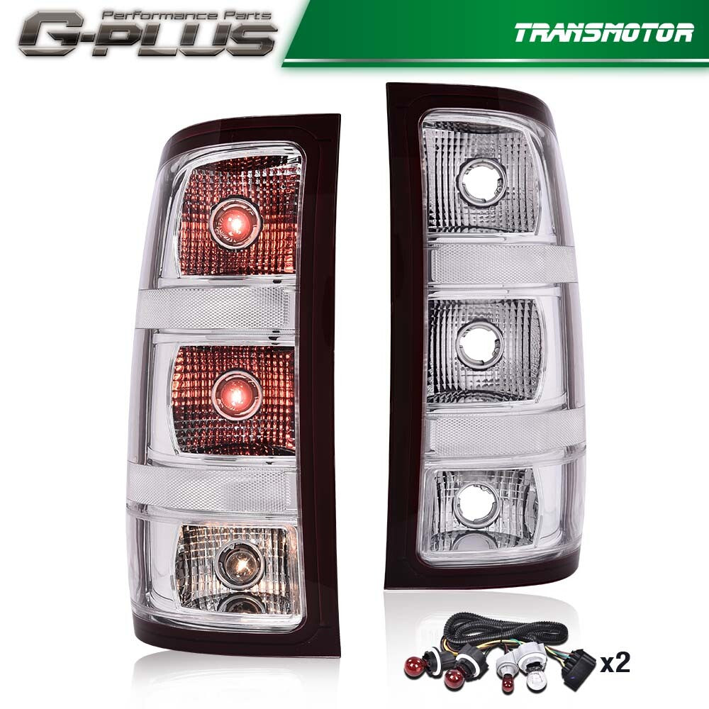 Rear Tail Light with Bulb Tail Light Brand New Fits 2007 - 2014 for Silverado Pickup - v