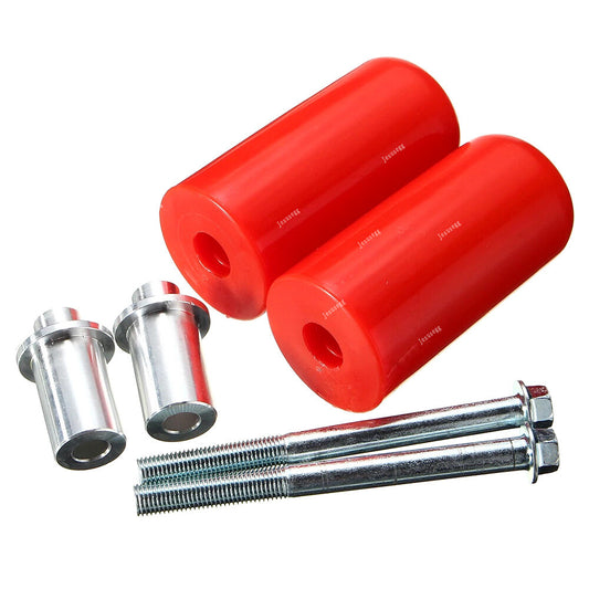 Red Qty2 Motorcycle Frame Slider Crash Protector Pad Cover for Kawasaki for Yamaha Q