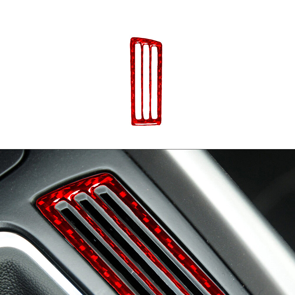 36X Red Carbon Fiber Interior Full Kit Cover Trim Sticker for Audi Q5 2009-2017