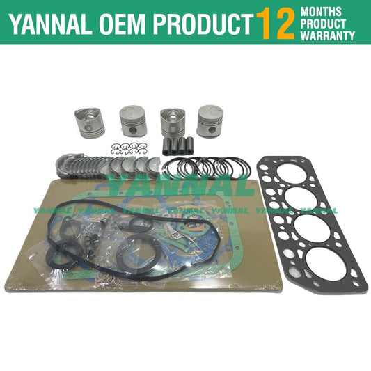 K4E K4E-DI Overhaul and Rebuild Kit for Engine Excavators and Tractors -