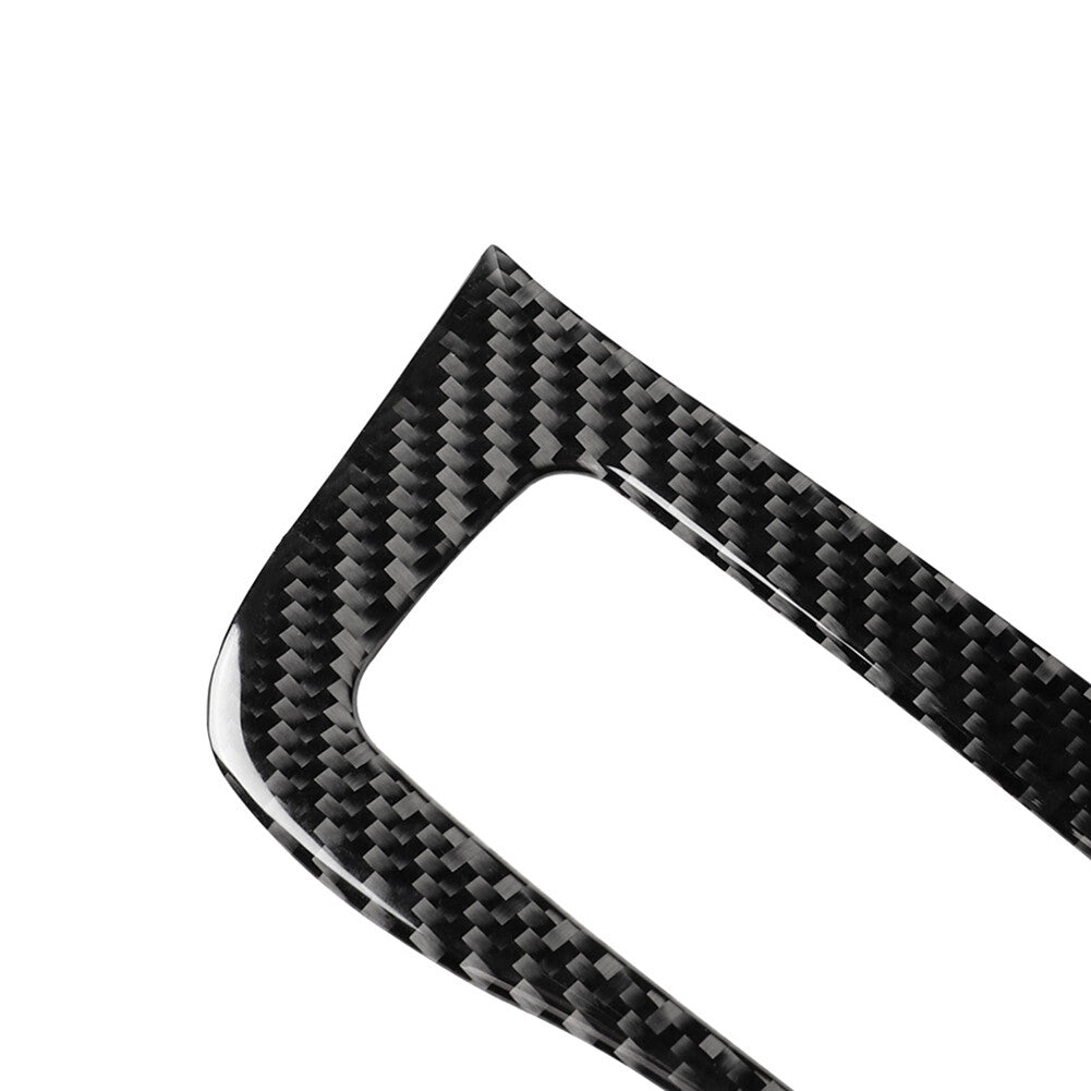 5Pcs Carbon Fiber Interior Radio Console Cover Trim For Fiesta 2011-2015 v