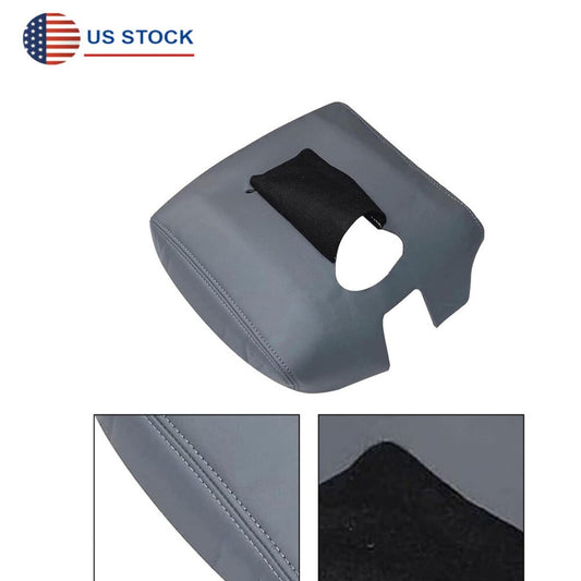Fit FOR Chevy Silverado 1500 2014 2015-2018 Console Lid Armrest Cover Ash Gray Q