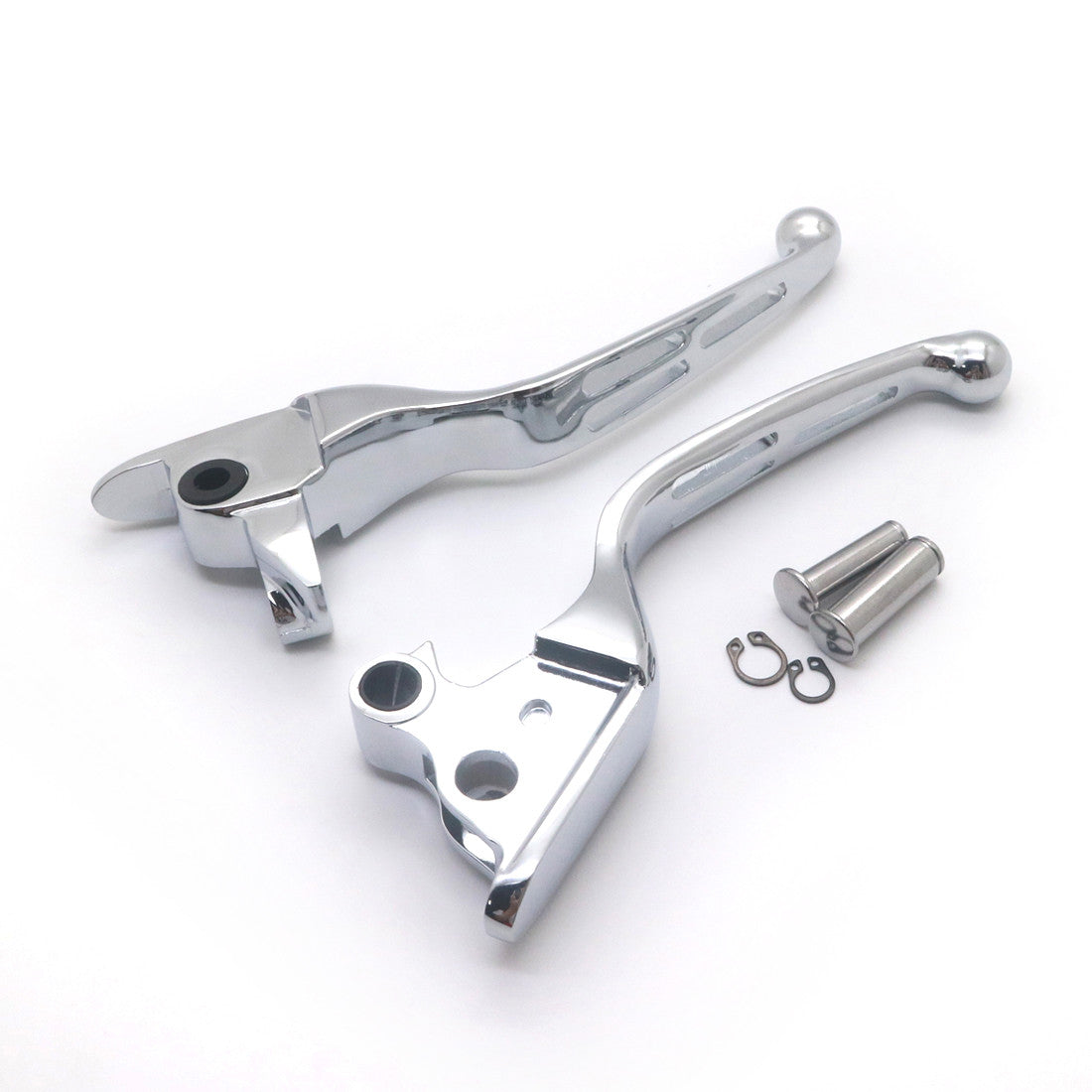 Chrome Hollow Out Brake Clutch Lever for Harley Touring Road Glide FLTR 08-2013 Q