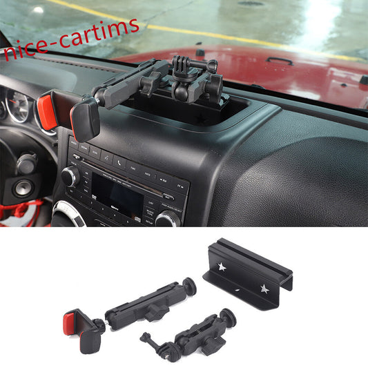Center Console Slide Expansion Phone Holder Bracket for Jeep for Wrangler JK 2011-17