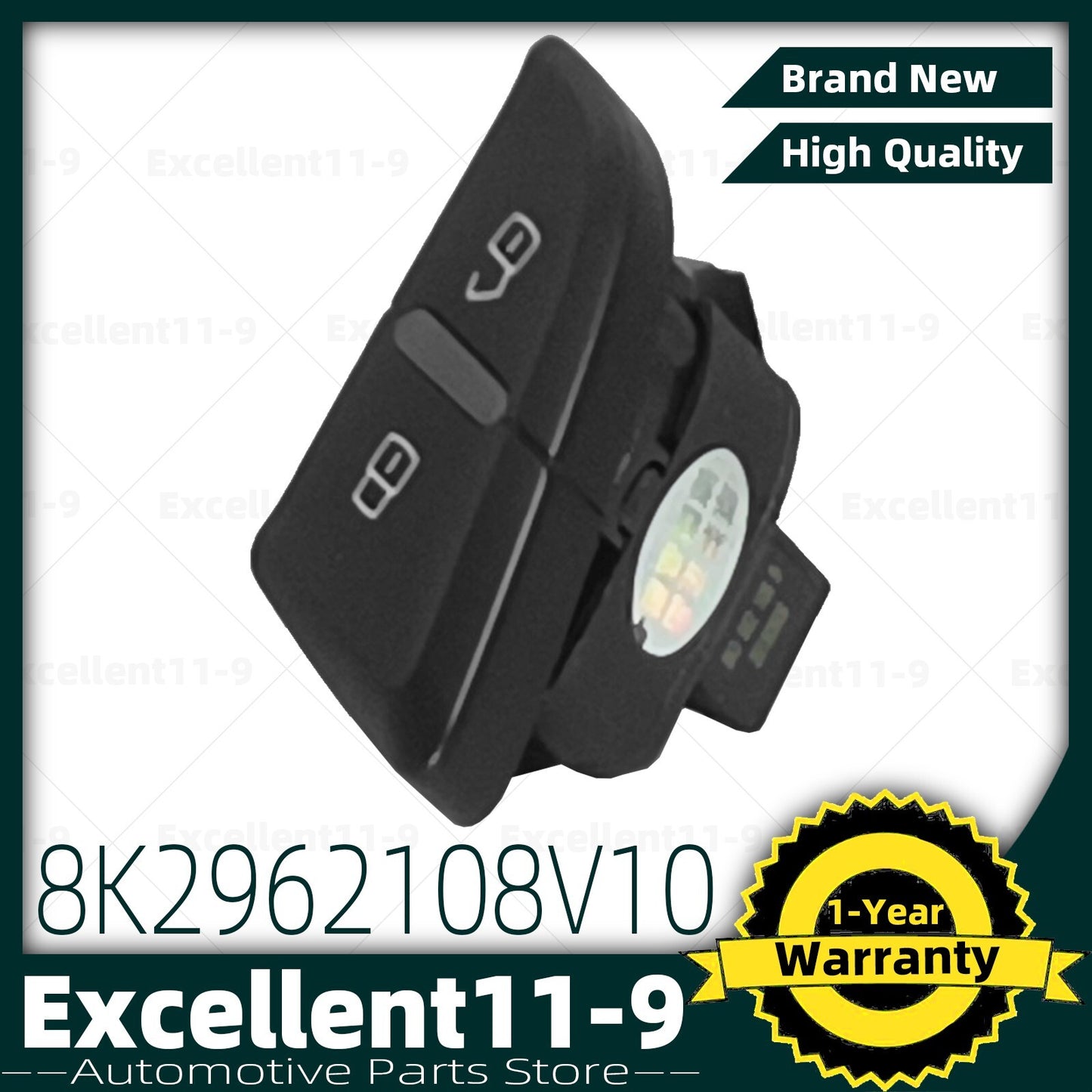 Front right center door lock switch for Audi S4 A4 Quattro 8K2961108V10- n