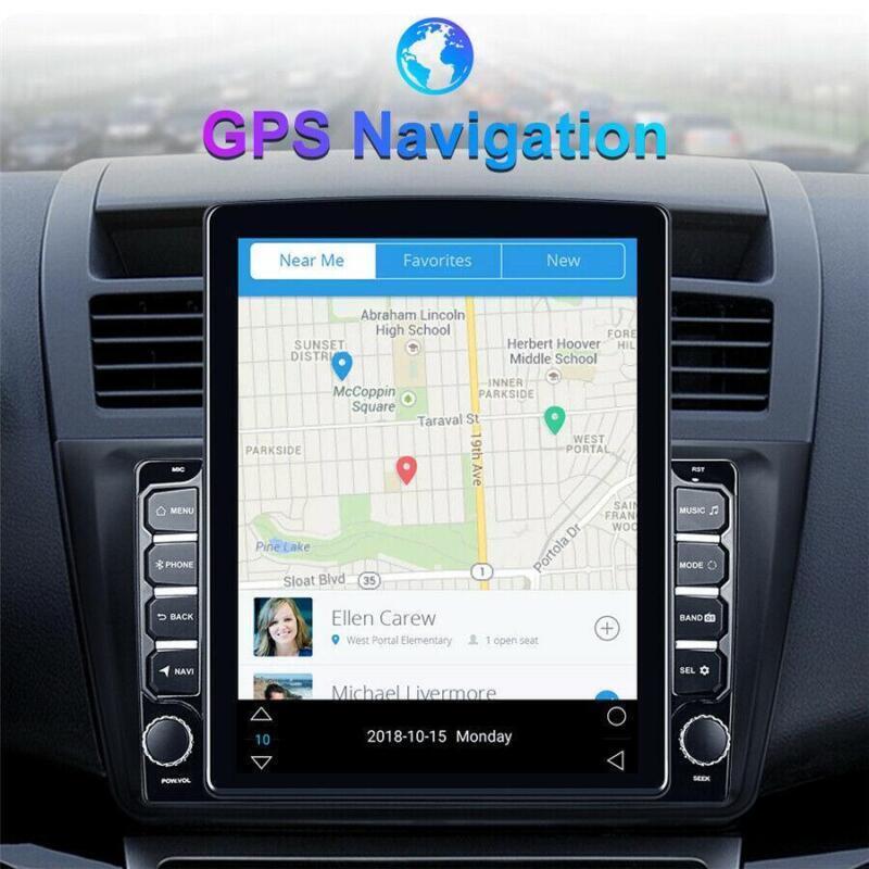 9.7in Car Stereo Radio Quad-core GPS Navigation HD Touch Screen for Android 9.1