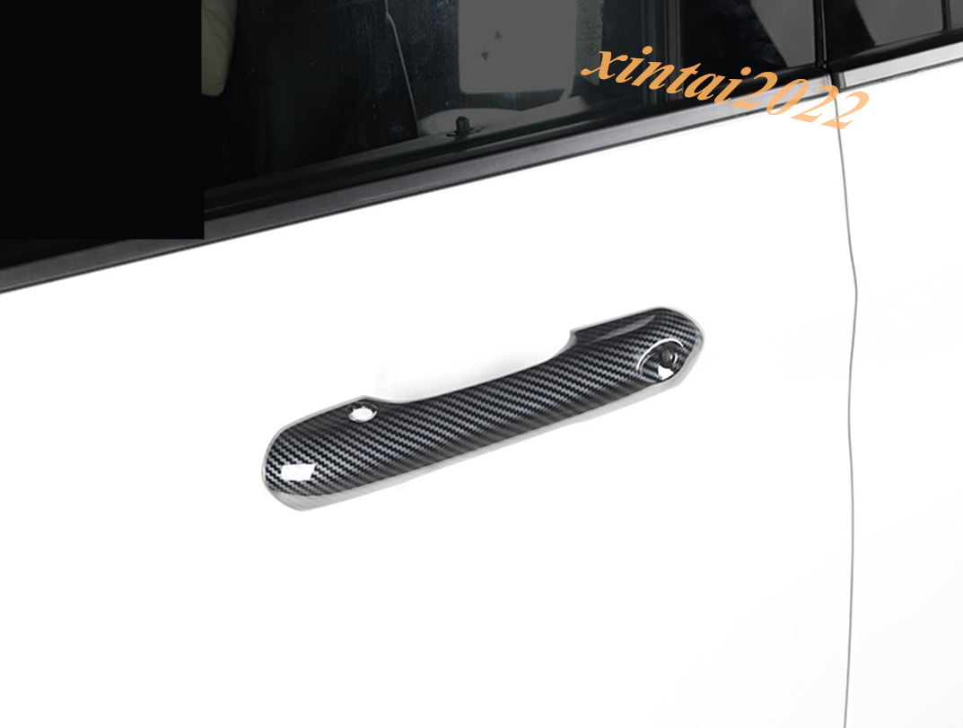for ford  Explorer 2020 2021 ABS Carbon Fiber Exterior Door Handle Cover Trim