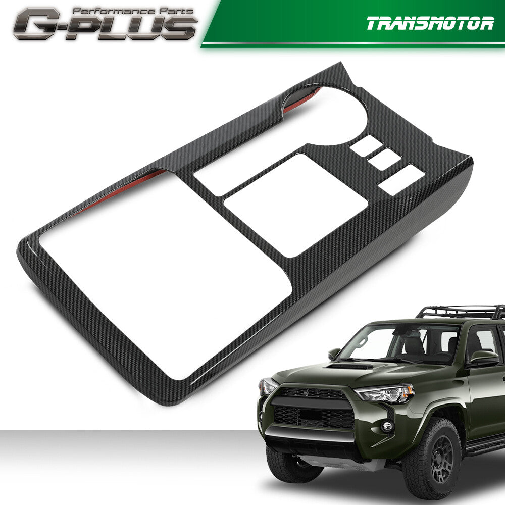 Fits 2010 and above for 4Runner center console gear shift plate trim cover decoration - v