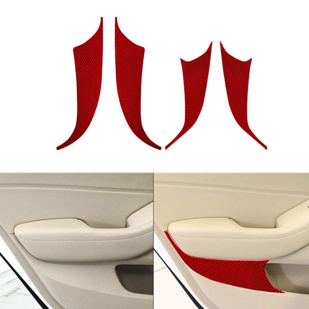 Red Carbon Fiber Interior Central Console Cover Trim for Lexus RX300 1998-2003 A v