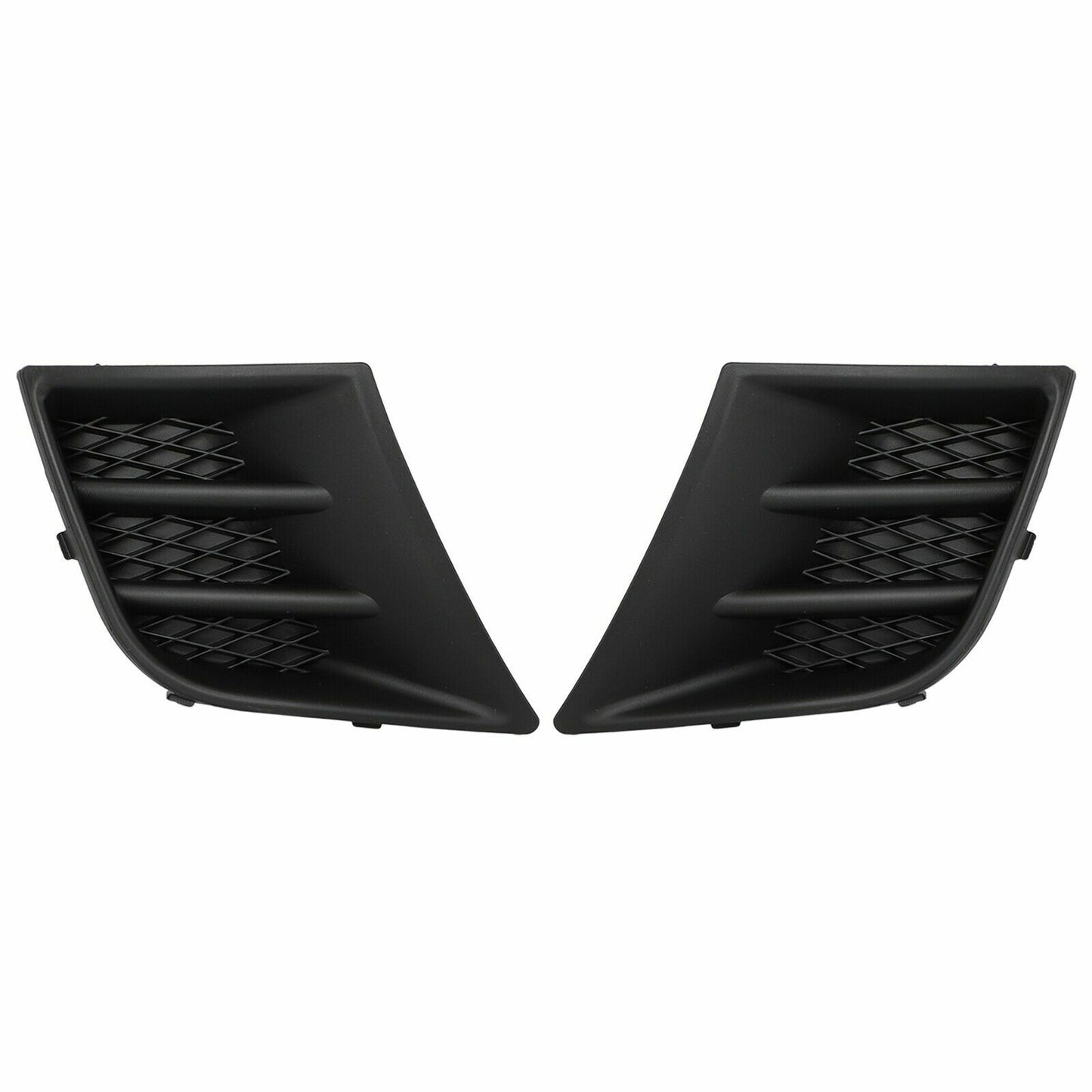 Suitable for Peugeot 107 models from 2009, 2010, 2011, and 2012, featuring dual front bumper fog grilles without light vents.