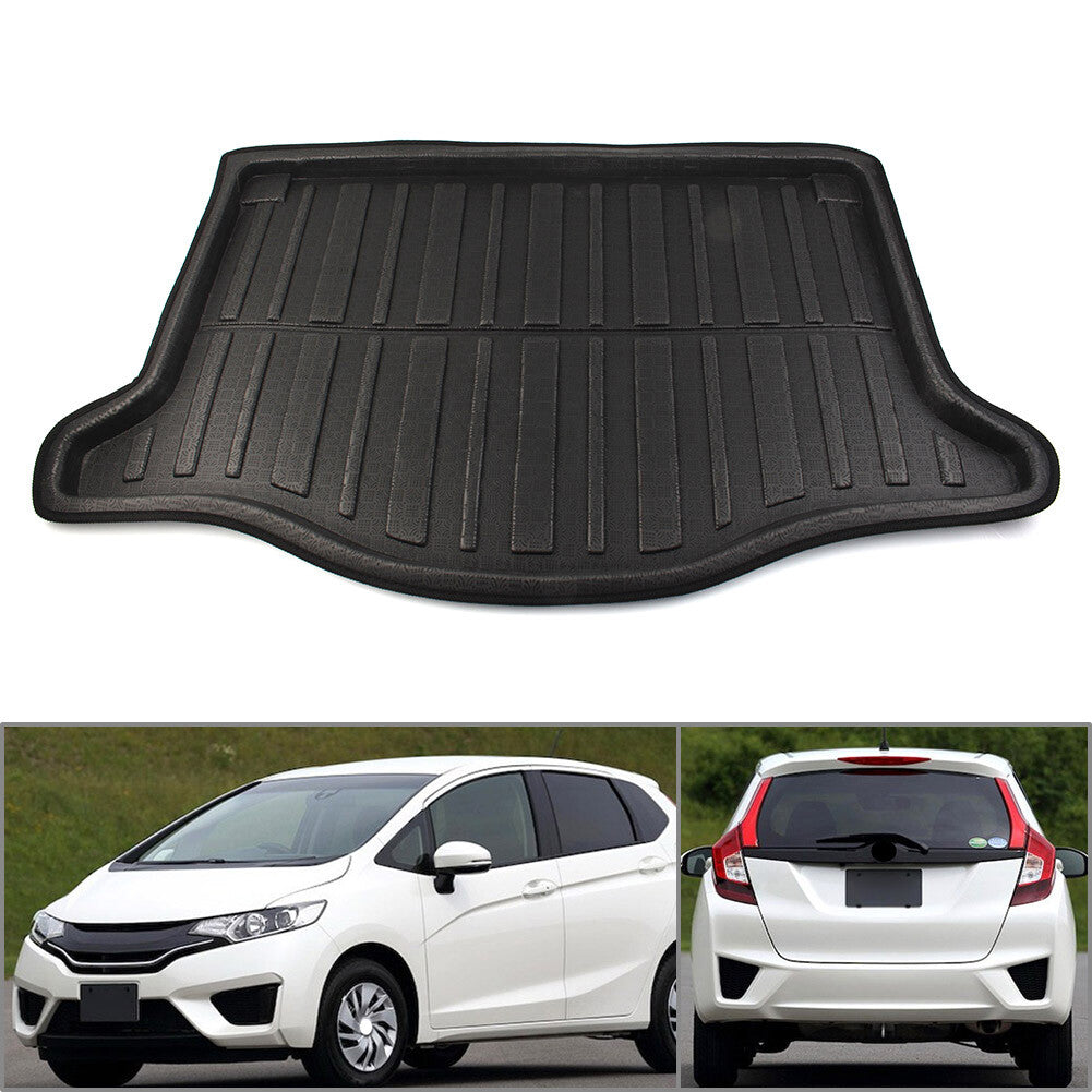 Rear Cargo Liner Trunk Floor Mat Protector Fit 2014-17 for Honda For /Jazz Hatchback Q