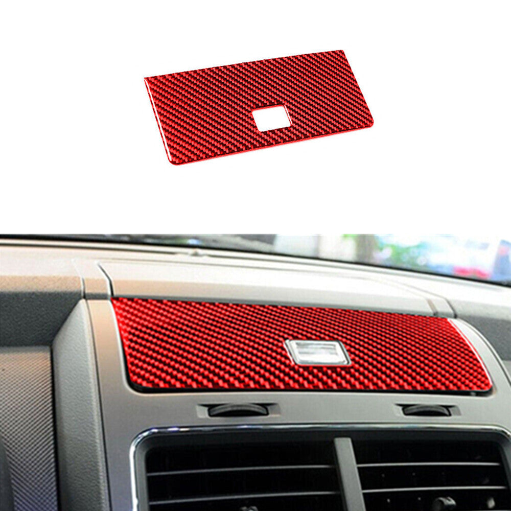 2X Red Carbon Fiber Front Door Panel Cover Trim for Honda Ridgeline 2017-2020 v