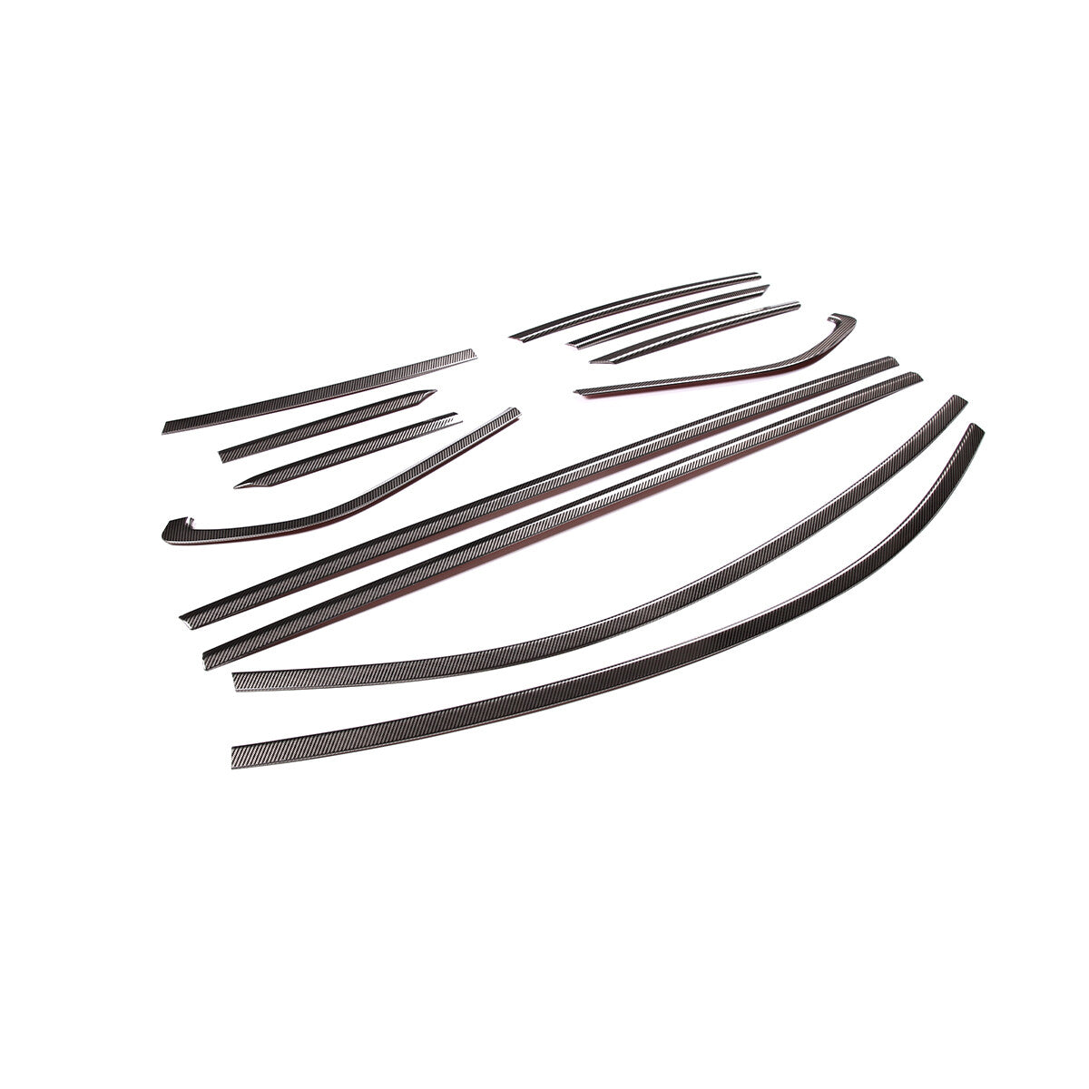 Carbon fiber interior door speaker frame trim cover for Corvette C8 2020 - 2023