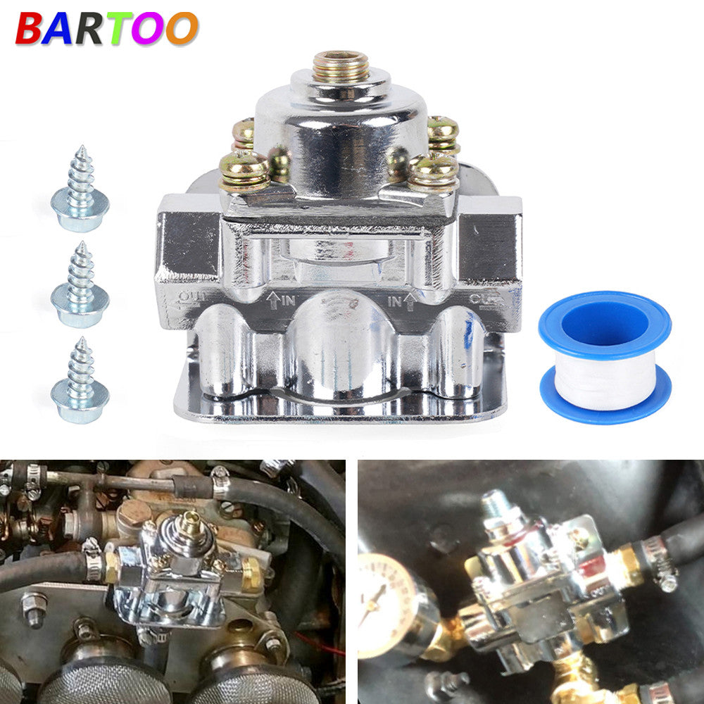 For Holley 12-803 2 Port 4 1/2 to 9 PSI Carburetor Fuel Pressure Regulator Q