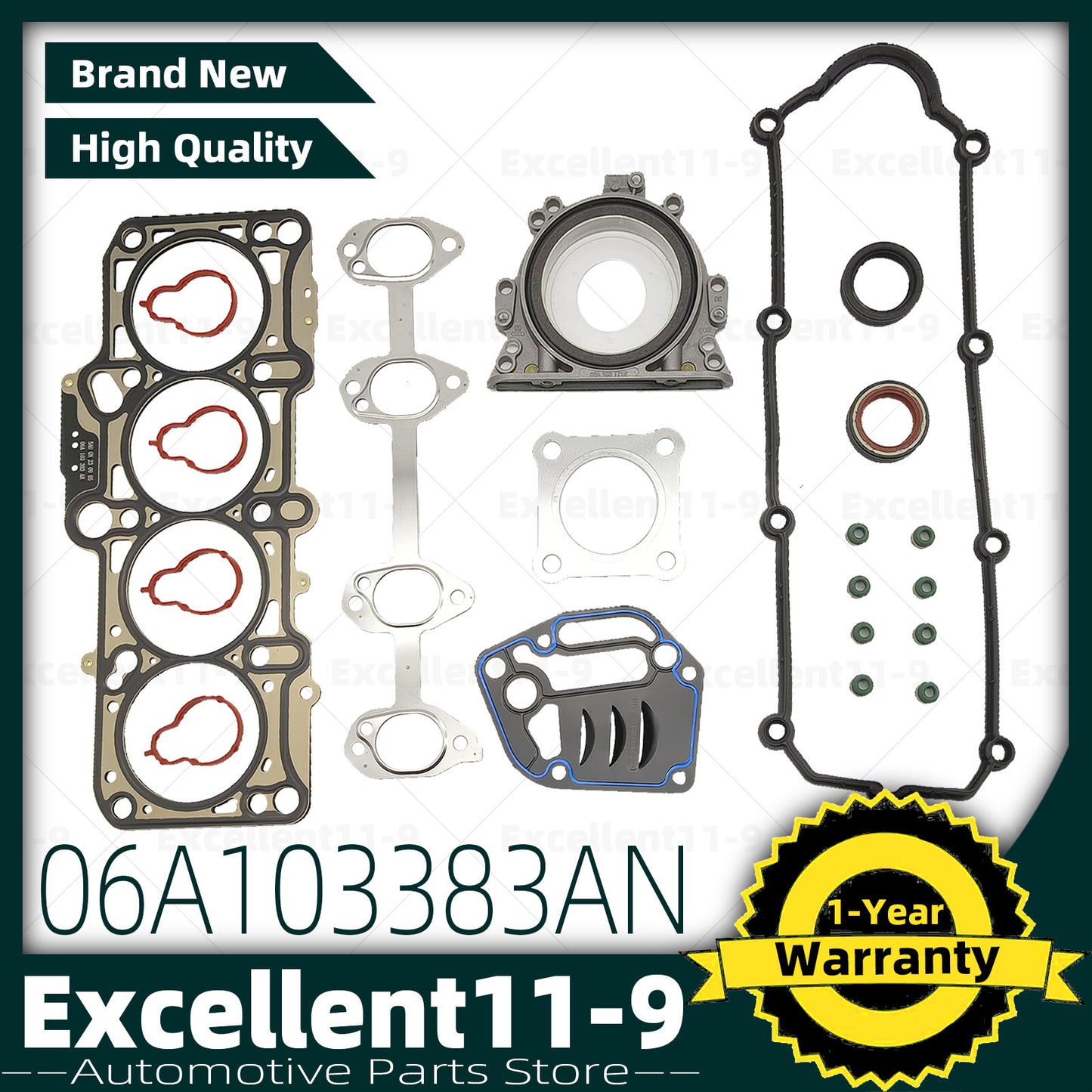 2.0 Engine Gasket Kit for Beetle, for Golf , for Jetta , Polo, Sharan Transporter, AZJ BEV- n