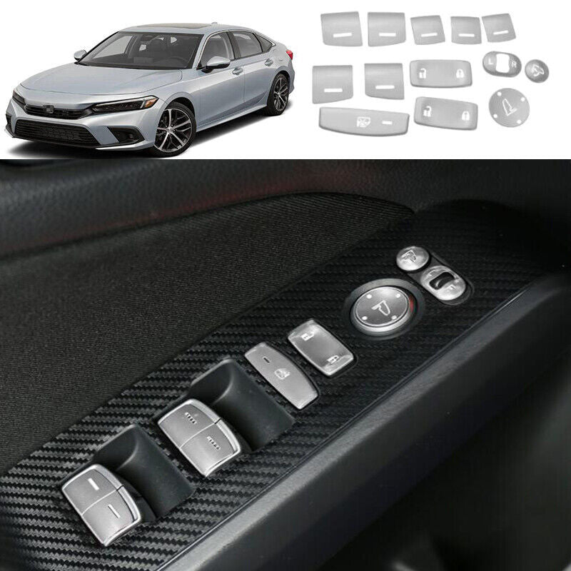 Shift Button Black Skull Metal Shift Lever Stick Cover For Car SUV- v
