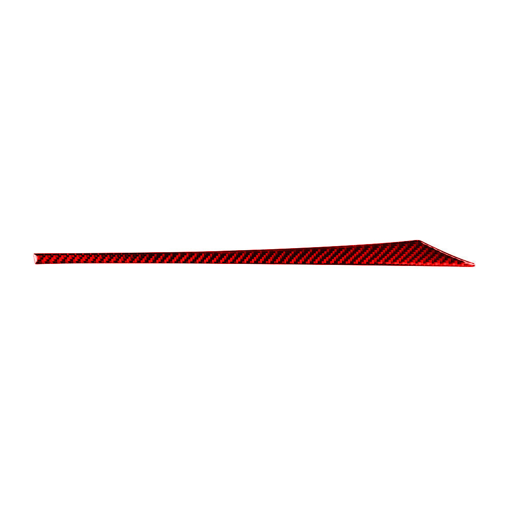 2Pcs Carbon Fiber Inner Rear Overhead Light Cover Trim For Fiesta 2011-2015 v