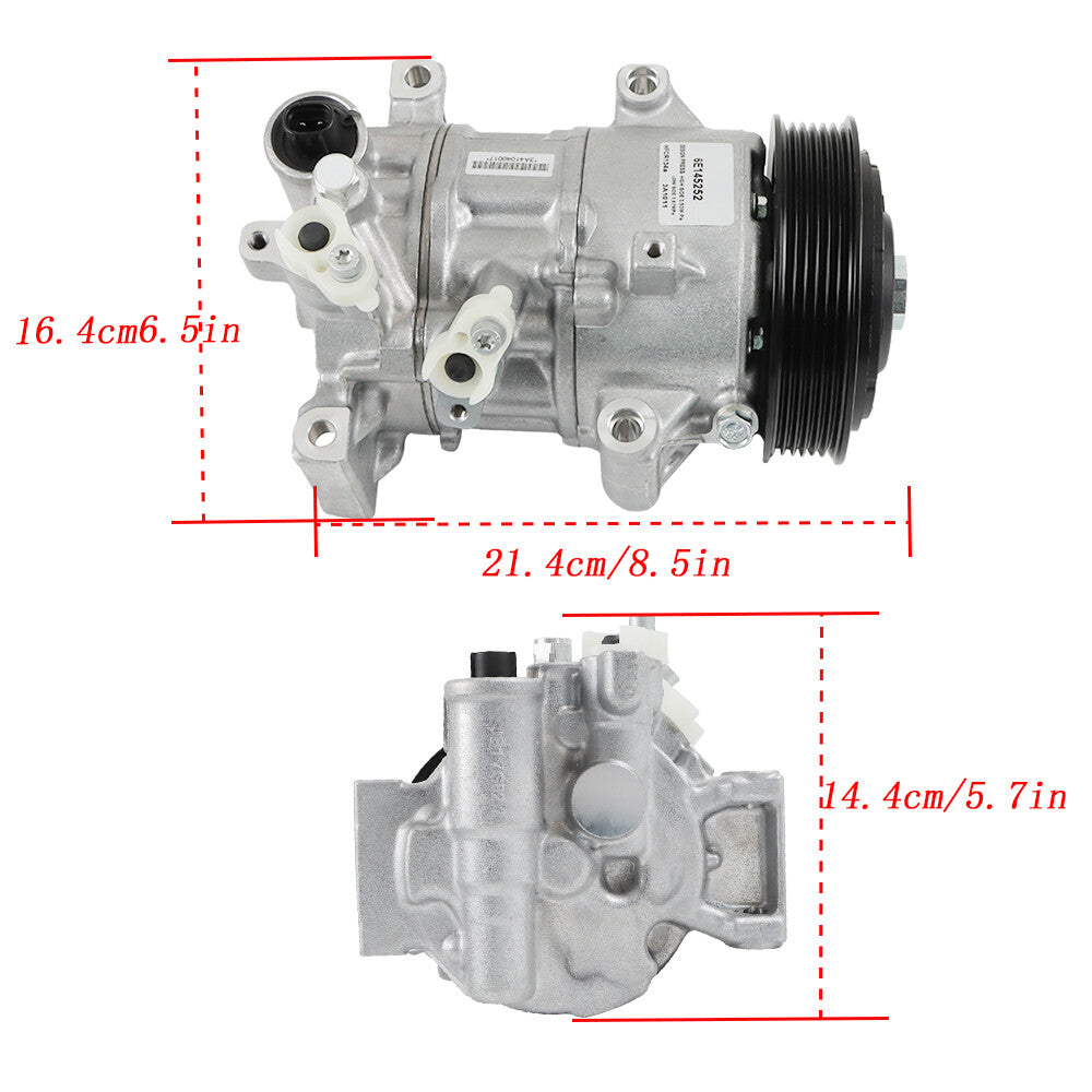 Air conditioning compressor with clutch suitable for 2014-2022 for Corolla 1.8L 8831002852- n