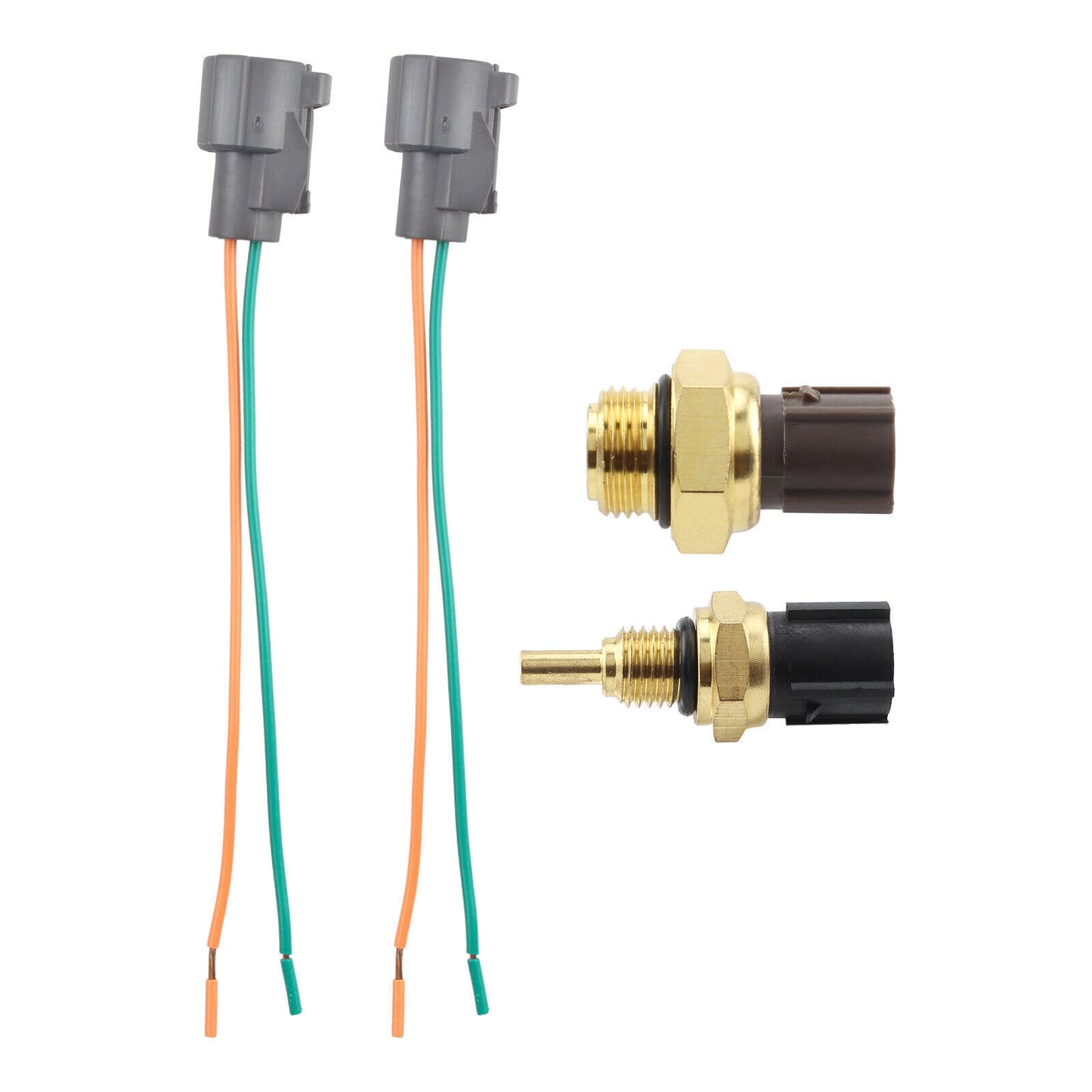 Cooling Fan&Coolant Temp Sensor+Connectors for Honda for Civic 37870-PJ7-003 95-05 Q