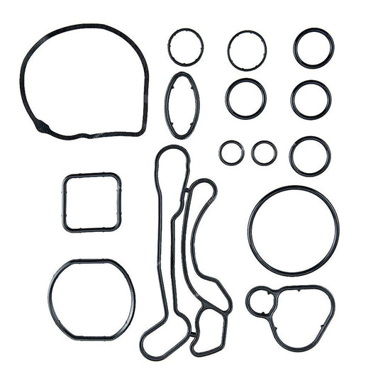 Qty 15 Engine Oil Cooler Gasket Seal Set for Chevrolet Aveo for Cruze for Pontiac for Saturn Q
