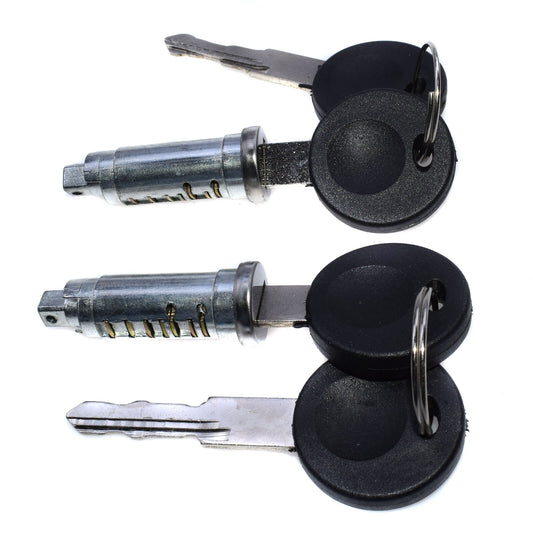 Set of 2 door lock cylinder barrel and key for for VW EuroVan TRANSPORTER MK4 T4- v