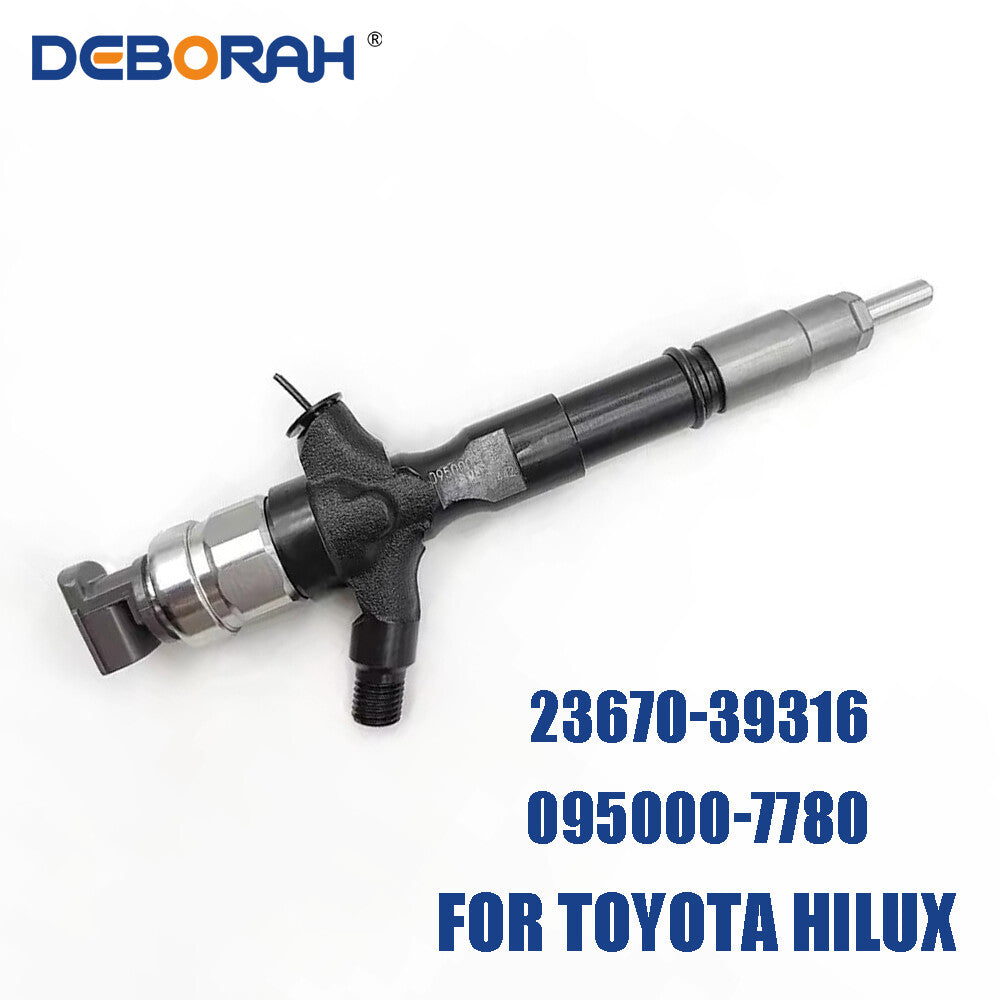 4X Fuel Injector 23670-39316 2367039316 095000-7780 for Toyota LANDCRUISER PRADO