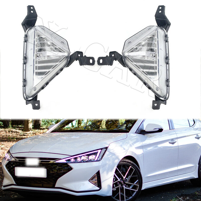1. Dual front fog lights for Hyundai for Elantra sedan 2019-2020 92301F2510 92302F2510