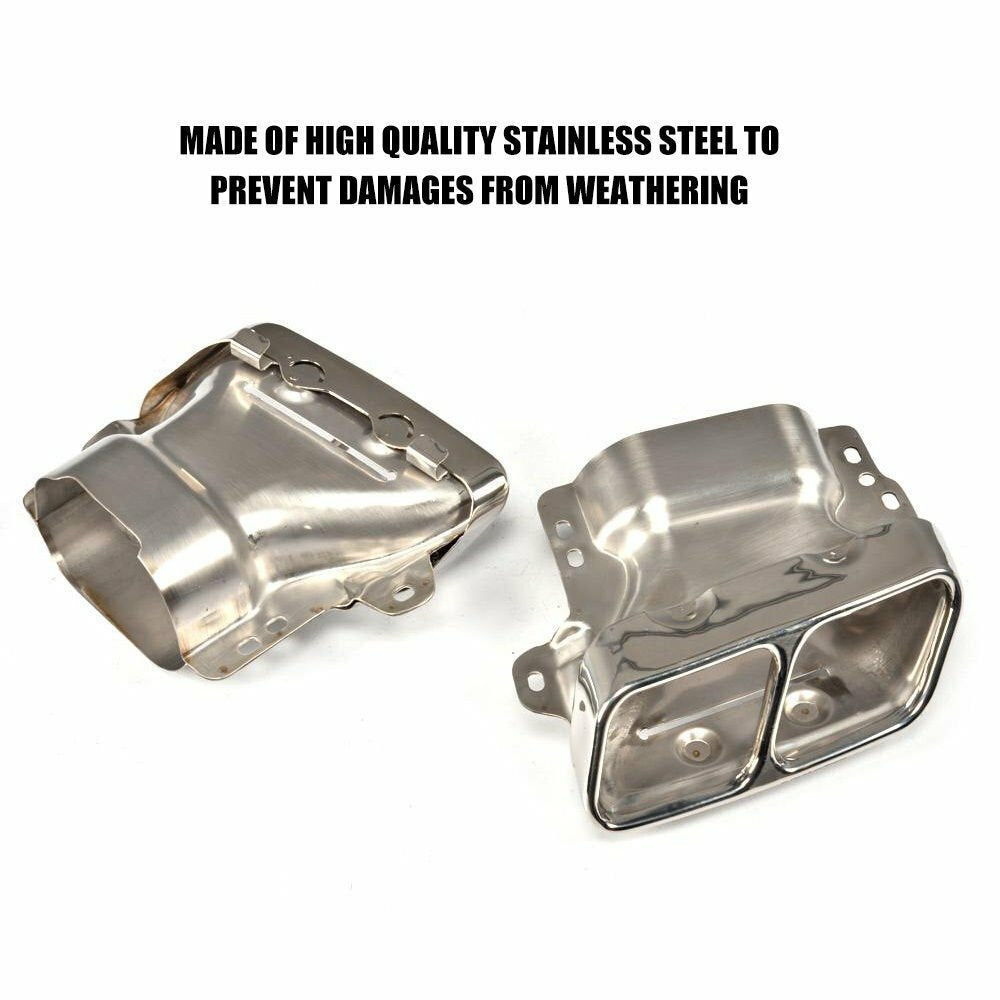 Rear Exhaust Pipes Muffler s for Benz S Class S300 S350 S400 S50006-13 W221 Tips Q