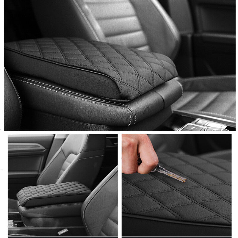 Car center console protective cover, memory foam car armrest cushion, armrest - n