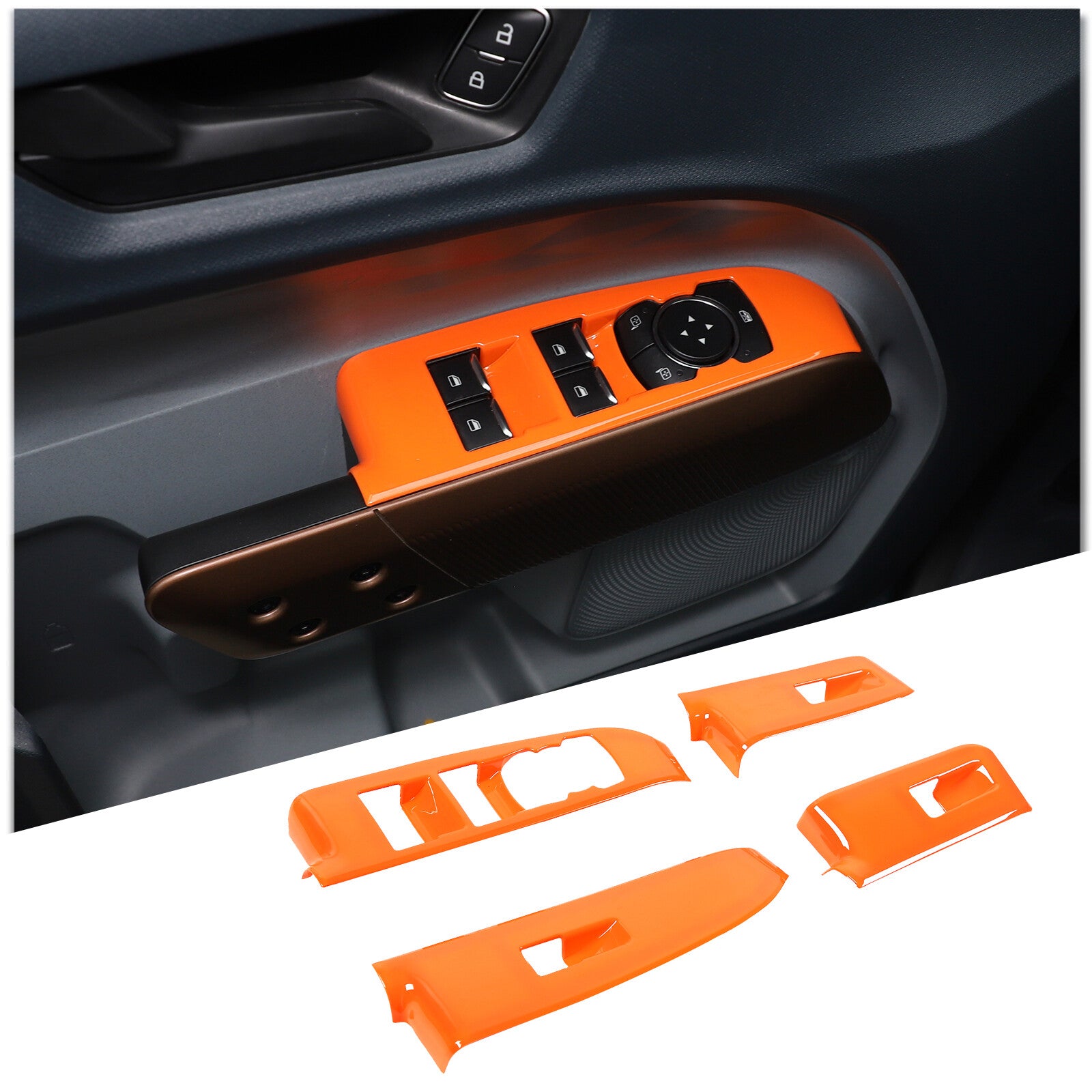 2-Pack Black Stainless Steel Tail Light Cage Cover for Hummer H3 SUV- v