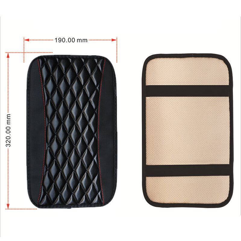 1Universal Car Accessories Armrest Cover Center Console Box Pad Protector Black